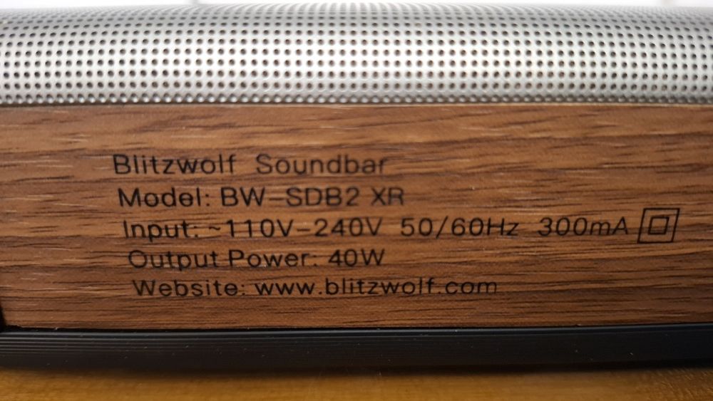 Soundbar BlitzWolf. Wireless 40W, bluetooth.