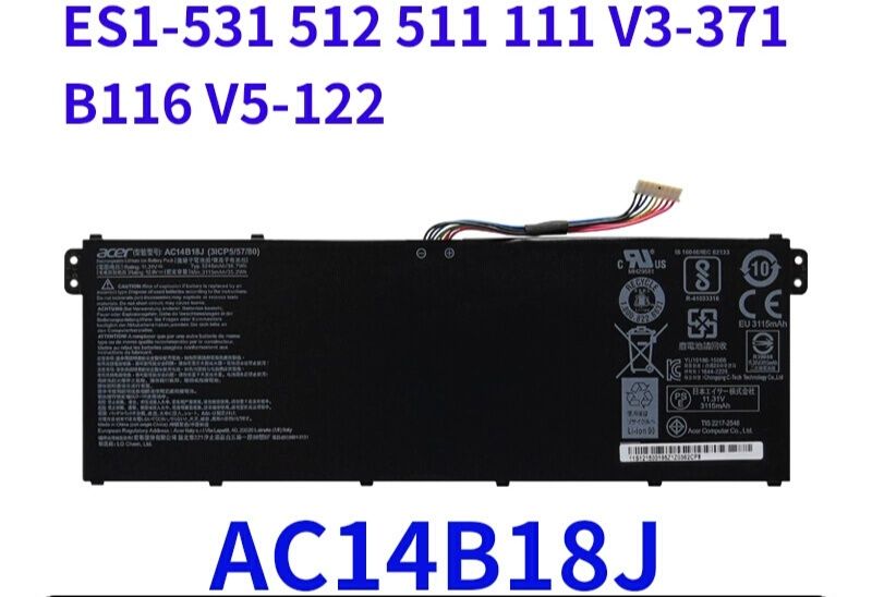 Acer vs Asus аккумуляторы для ноутбуков