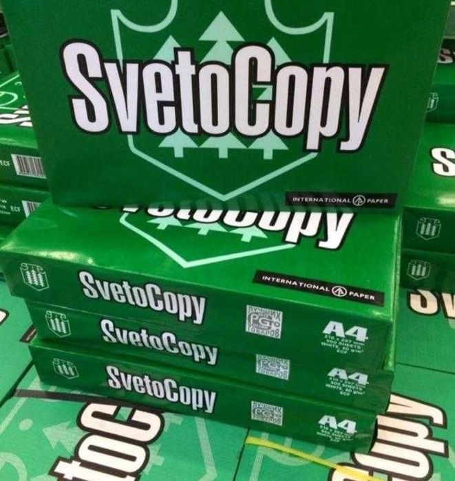 Продам бумагу А4, бренд SvetoCopy