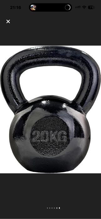 Kettlebell 20 kg. Fonta nou made in Germania, pret 300 lei bucata