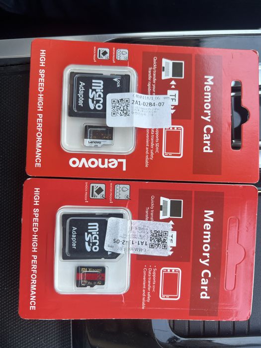 MicroSD карты.  Новый