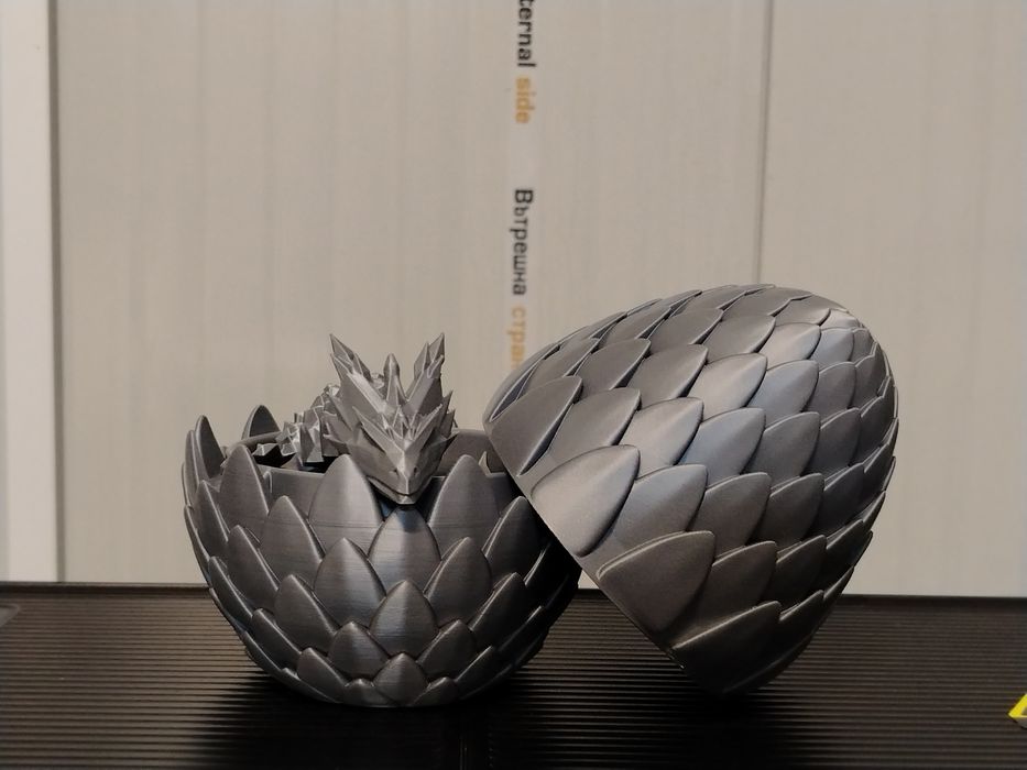 3D принтирани артикули – декоративна капсула и гъвкав дракон