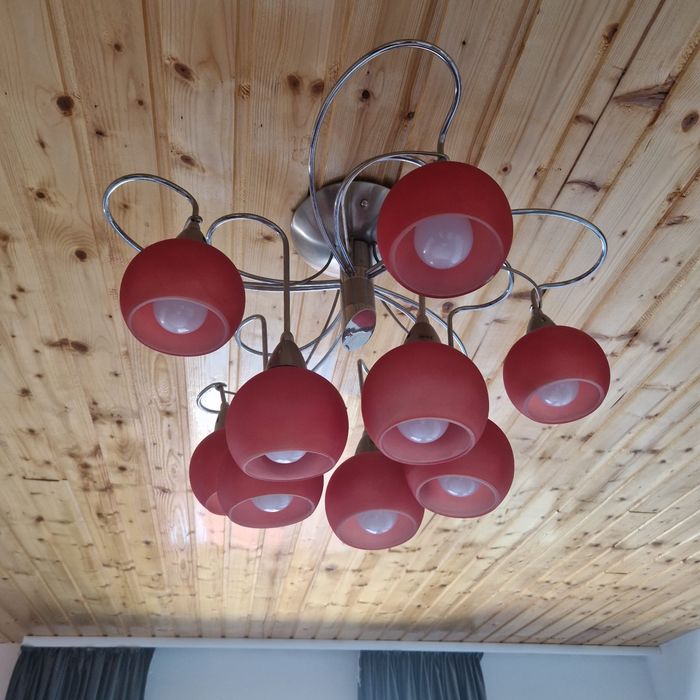 Mobilier dormitor complet, pat rotund piele 230cm,saltea ,