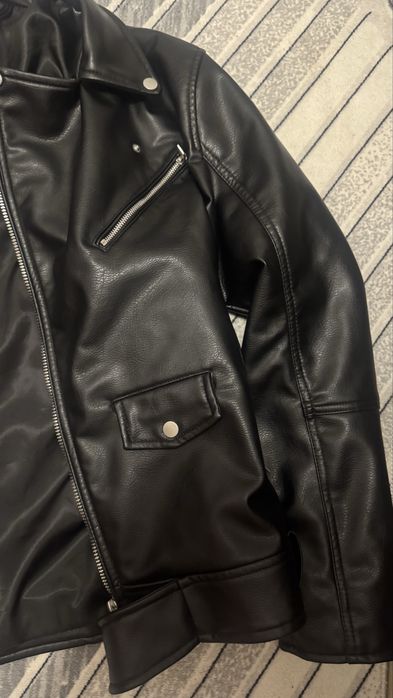 Кожаная куртка Zara