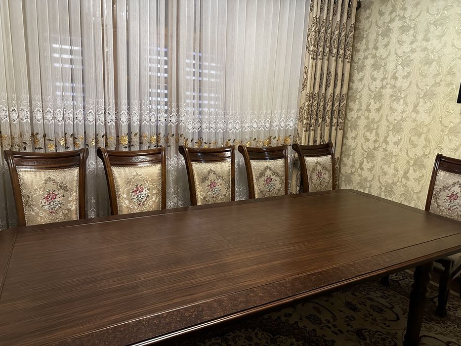 Стол стул комлект мехмонхонага сотилади