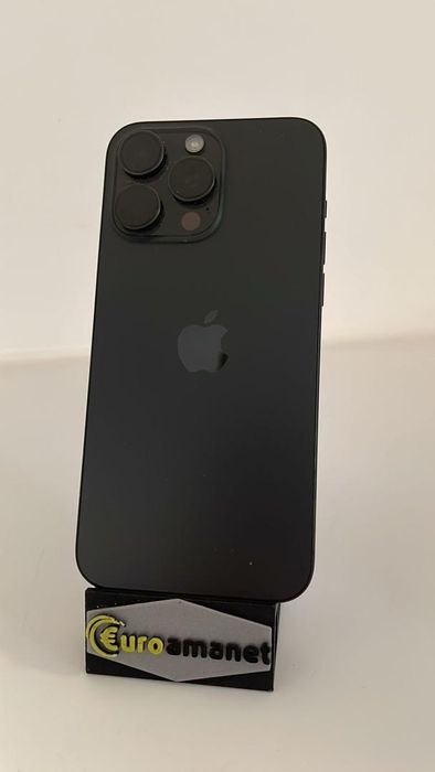 Telefon mobil Apple iPhone 15 Pro Max, 256GB, 5G, Black Titanium -A-