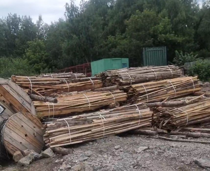 Дрова гарбыль со срезкой вперемешку