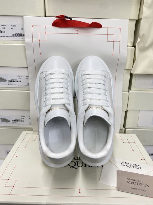 Alexander McQueen Made Italy Full Box 100% Piele Alb Marimi 36 37 38 39 40
