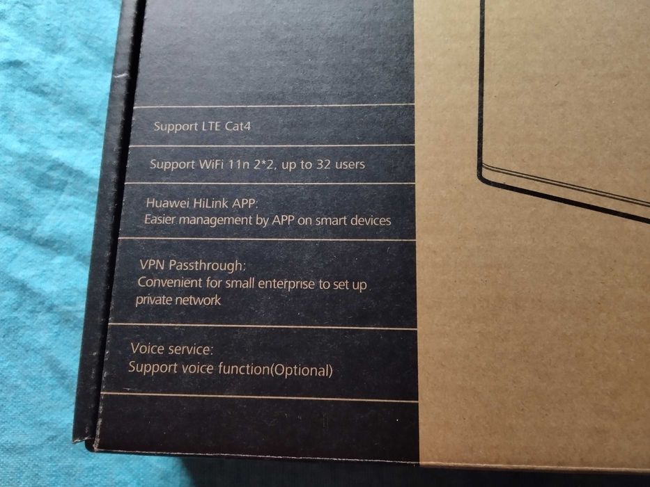 4G LTE RUTER за мобилен интернет сим карти на A1-чисто нов запечатан