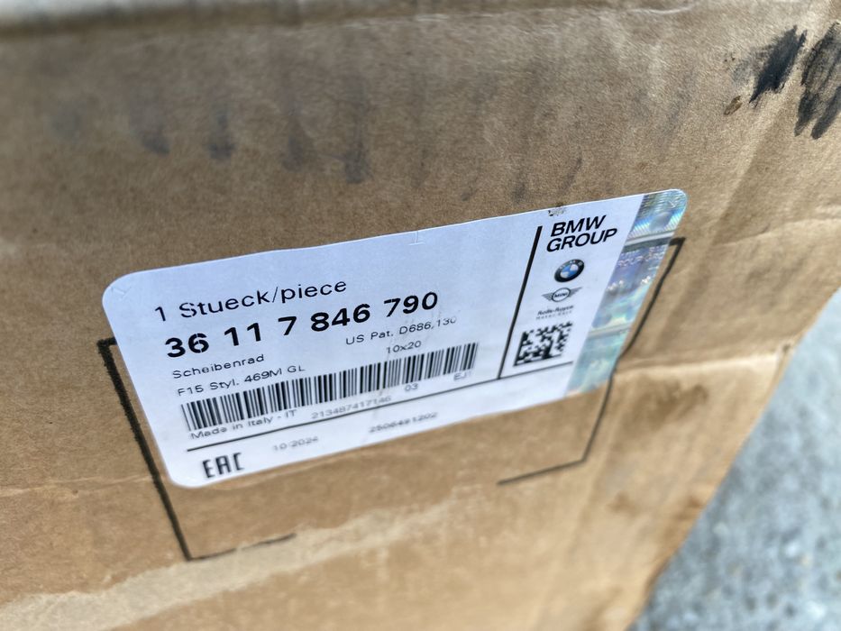 Jnta BMW Styl 469 X5 f15 x6 f16 jante M 20” style 469 M R20