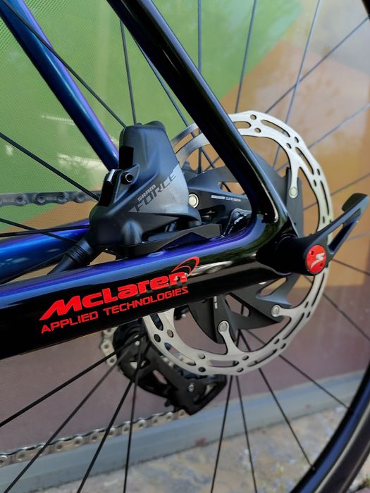 Карбонов Шосеен S-WORKS*Sram Force 2x12 AXS*Карбонови Капли HUNT*McLaren*НОВ