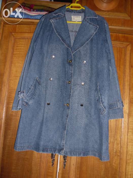 pardesiu din denim larg