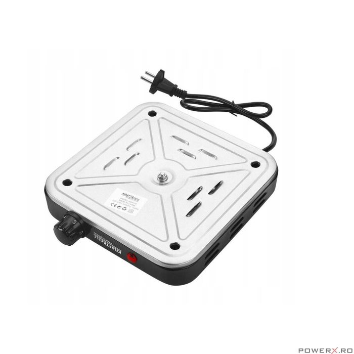 Aragaz electric pentru prepararea alimentelor, 1500 W, negru, Kraft