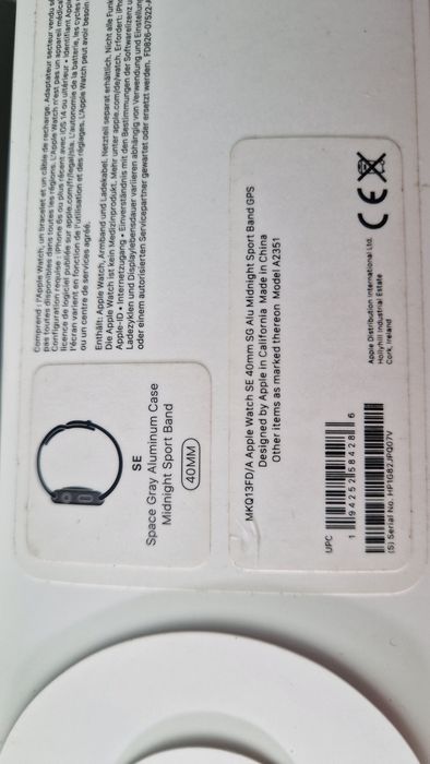 Apple watch SE 40mm Aluminium 2 Gen - за части