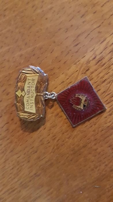 Insigna comandant instructor, patrula scolara, pionier