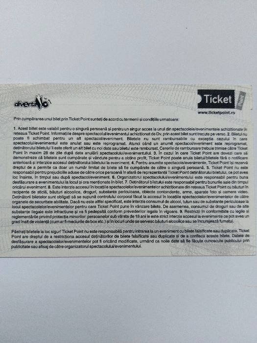 Bilet original concert Kylie Minogue Bucureşti 2008 - preț negociabil