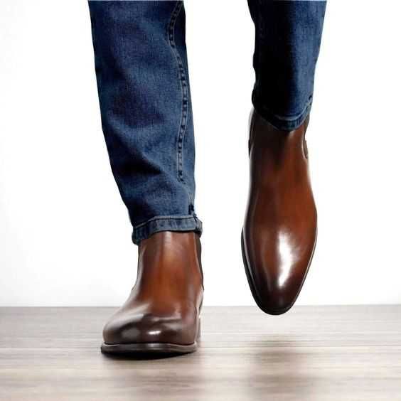 Ghete chelsea de lux 41 41.5 plain toe TOD"S NOI piele naturala moale maro