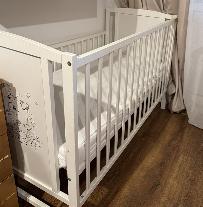 Patut de lemn/ co-sleeper