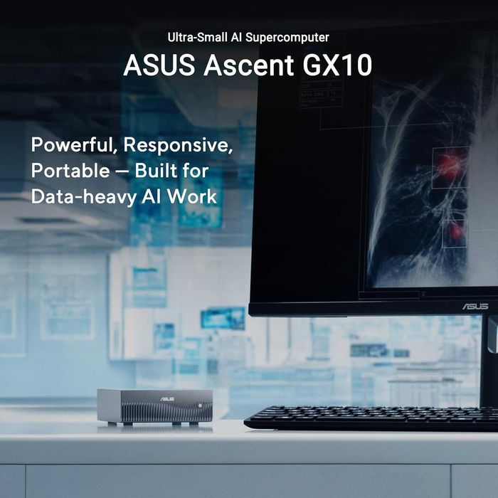 ПК ASUS Ascent GX10 AI Supercomputer, DGX Spark, NVIDIA GB10 Superchip
