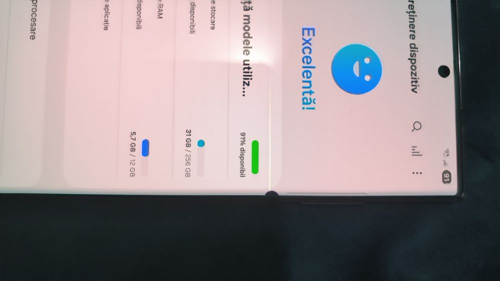 Samsung s22 Ultra 5G punct display