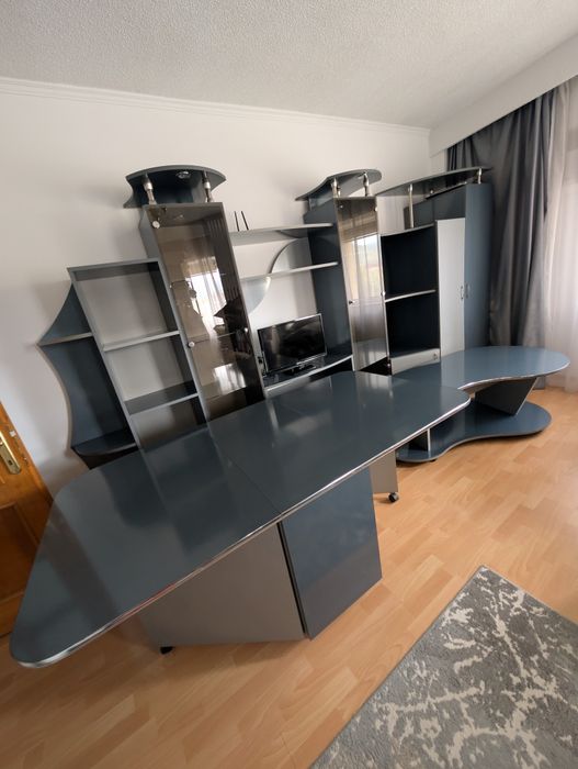 Set compus din  Mobilă + Masă extensibilă + Masă cafea