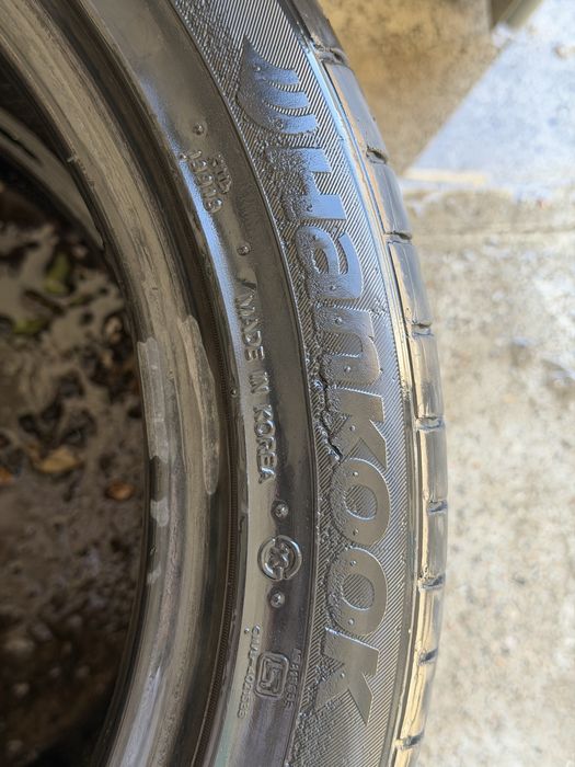225/45/17 пара летние шины hankook
