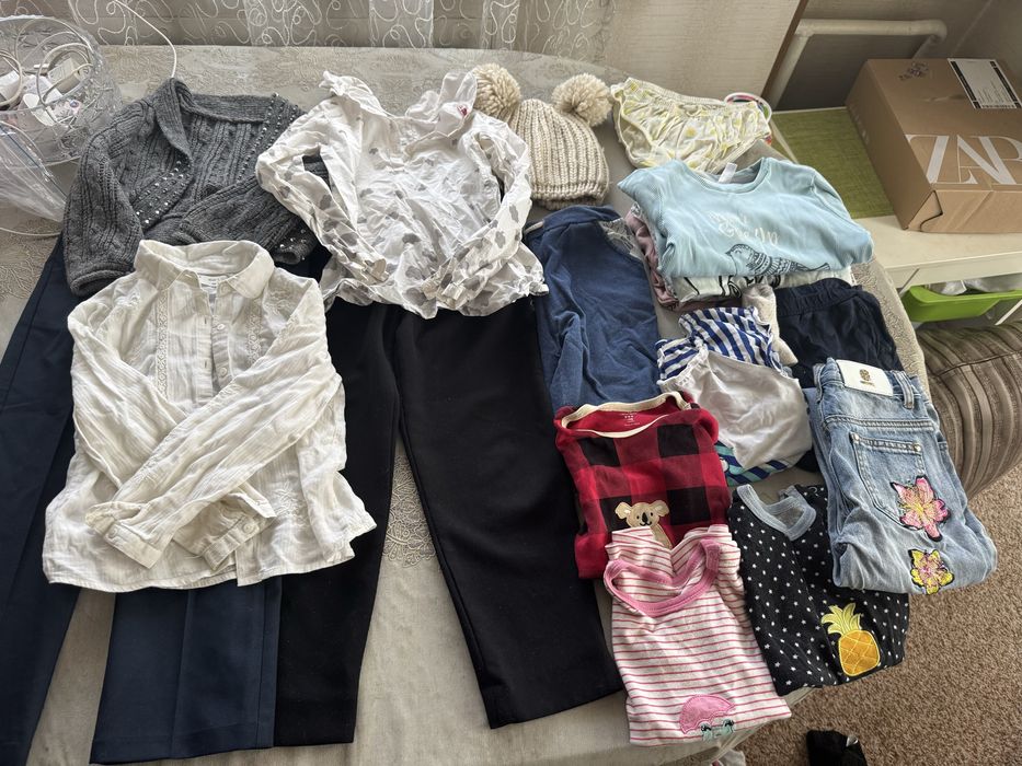 Пакет вещей на девочку 4-7 лет