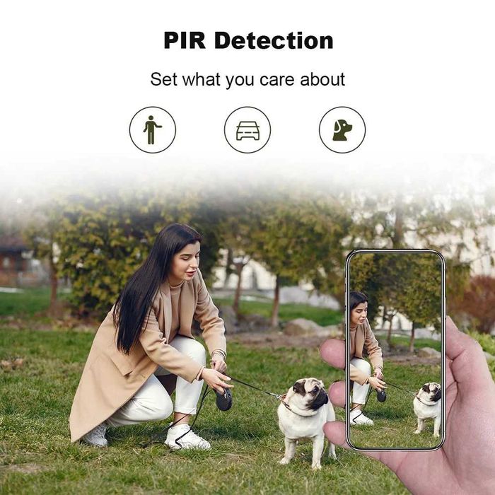 Camera de supraveghere cu Panou Solar Sim 4G Visoli® VS-B10 4G, 4MP