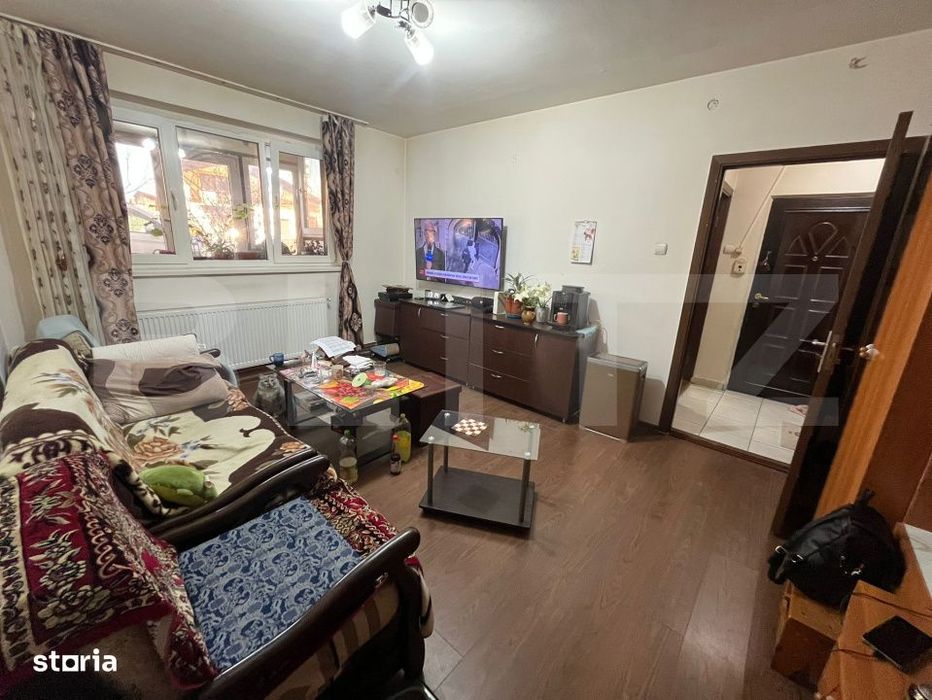 Apartament 2 camere parter – centrala proprie, bloc de caramida izol