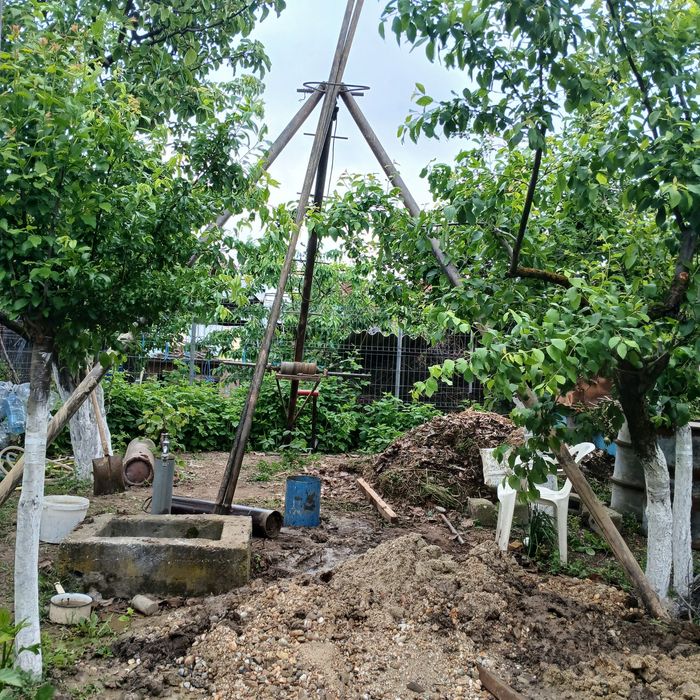 Foraje puțuri și denisipări pilonii de sustinere