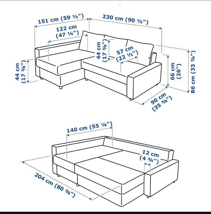 Vand colțar Ikea in stare bună