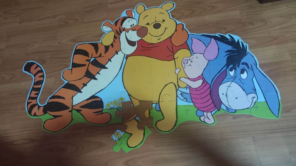 Пъзел с големи части - Мечо Пух