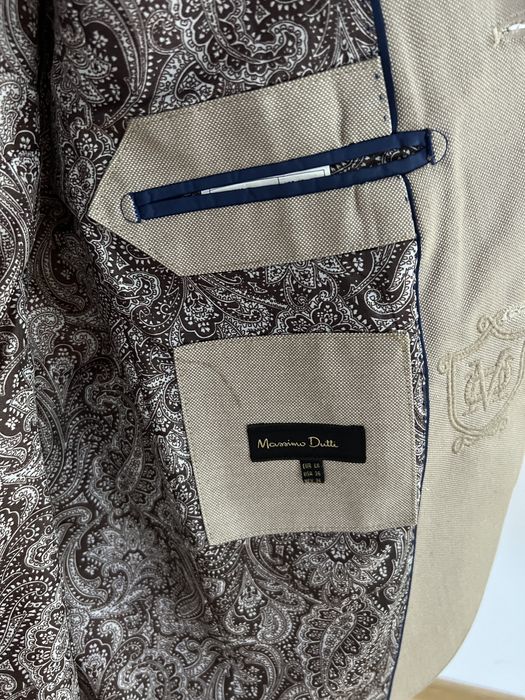 Sacou Massimo Dutti Bej