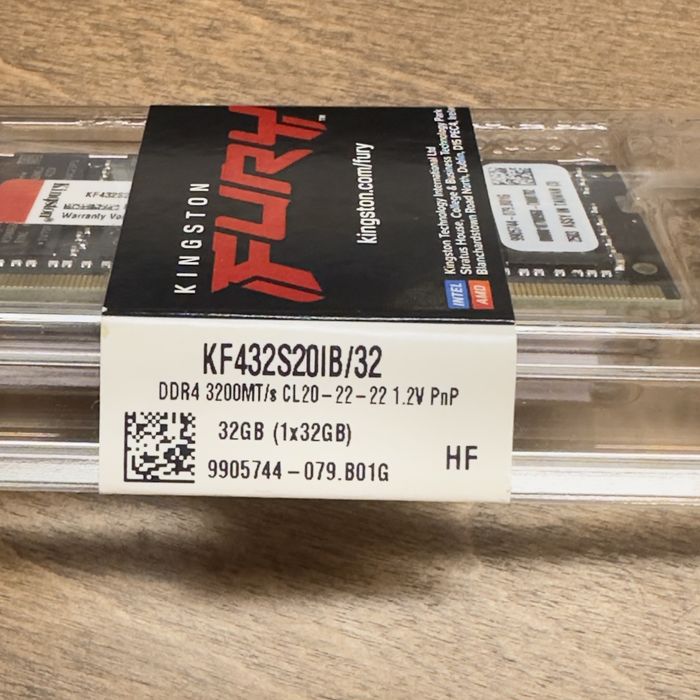 ОЗУ Kingston Fury DDR4 32GB.