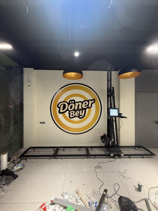 Devorga Rasim chizish,Reklama,Baner,3D Bukva,Led ekran,Robot Rassom,