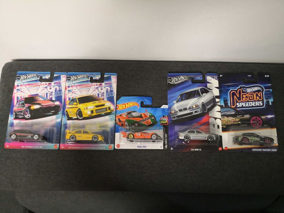 Hot wheels колички. BMW, Mazda, Mitsubishi, Nissan, Honda