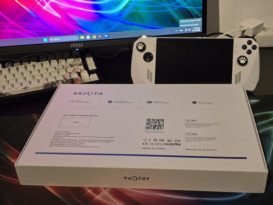 Monitor portabil Arzopa S1 15.6 Full HD