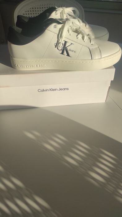 Мъжки кецове Calvin Klein Jeans  номер 44  от естествена кожa