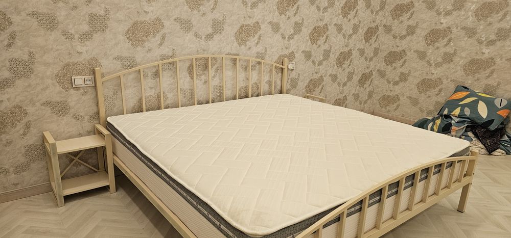 Металлические двуспальная кровать. Темир Калават. Model:   ISABELLA