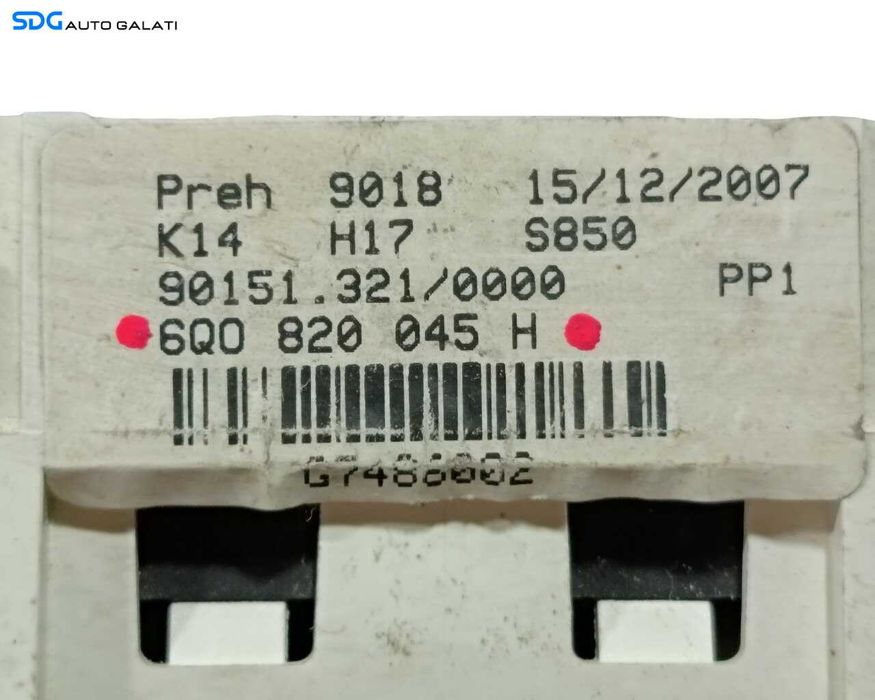 Panou Comanda AC Clima Climatronic Aer Conditionat Volkswagen Fox 2005 - 2012 Cod 6Q0820045H [LR6083]
