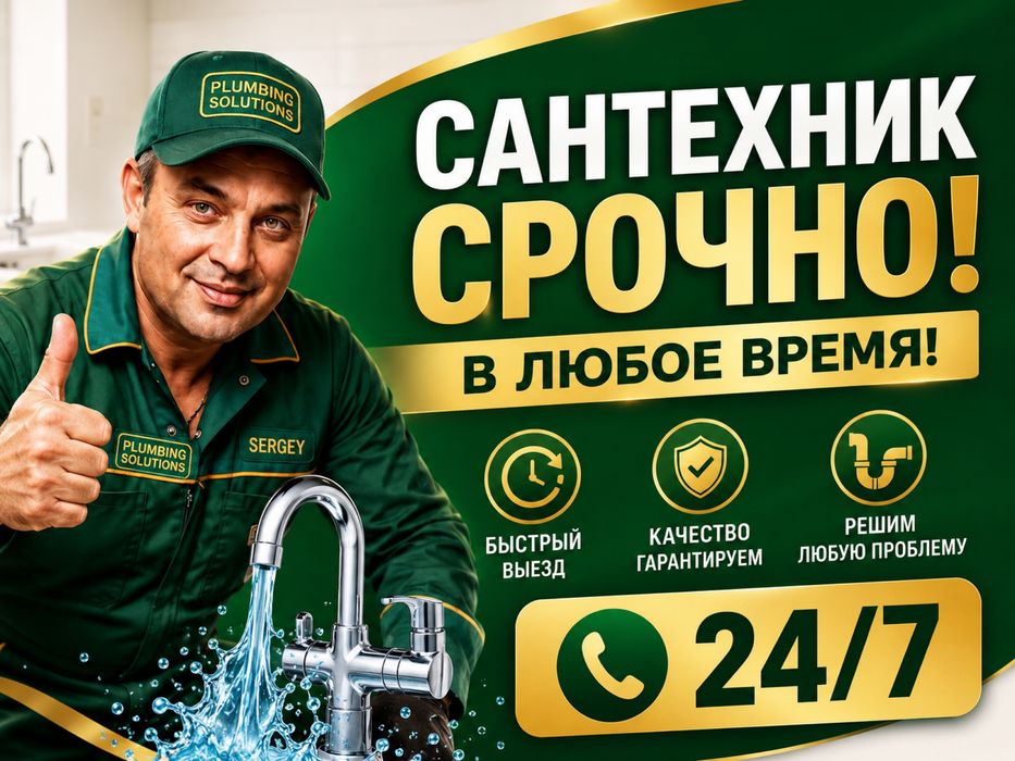 Сантехник. Срочный вызов!