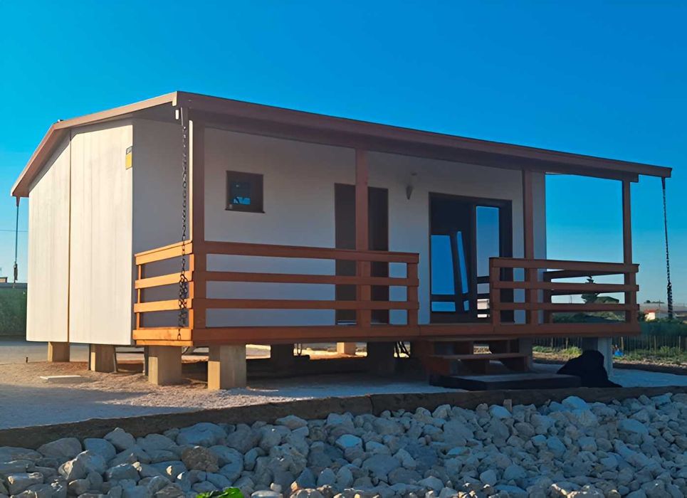 НА ИЗПЛАЩАНЕ - Евтина сглобяема къща с 1 спалня, 56 кв.м