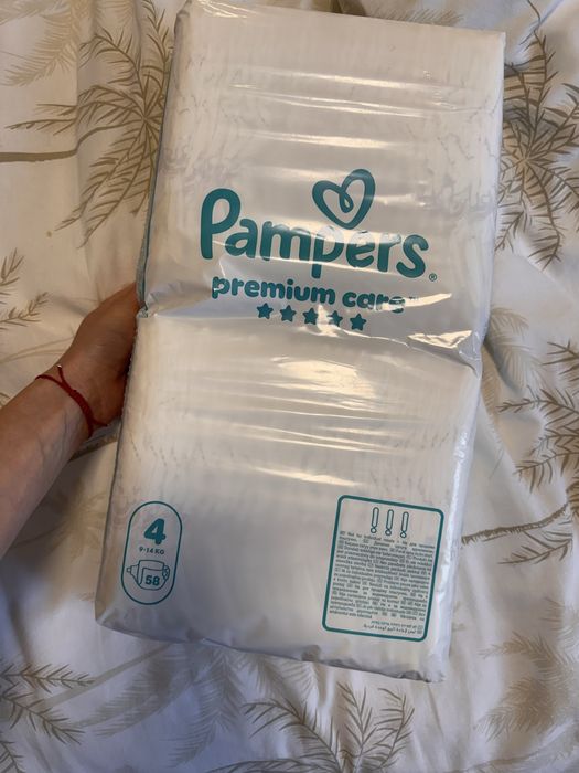 Pampers premium care 4 58 броя