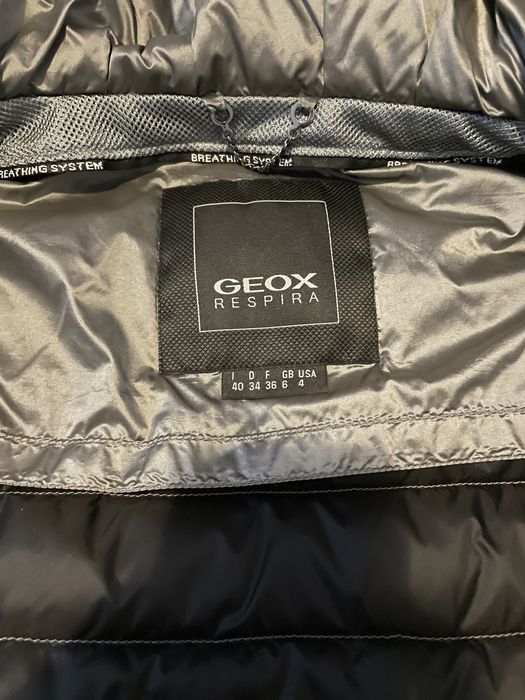 Geaca Geox Respira gri metalic/argintiu
