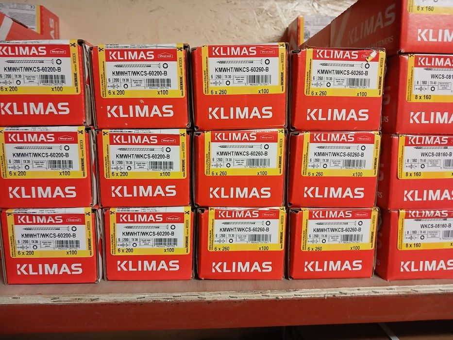 Holsuruburi KLIMAS  negrese rigips si lemn
