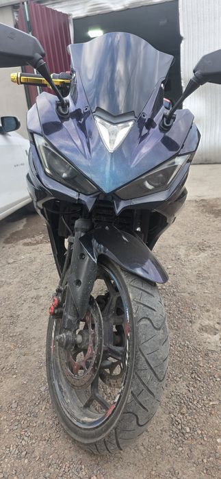 Электро мото на ходу