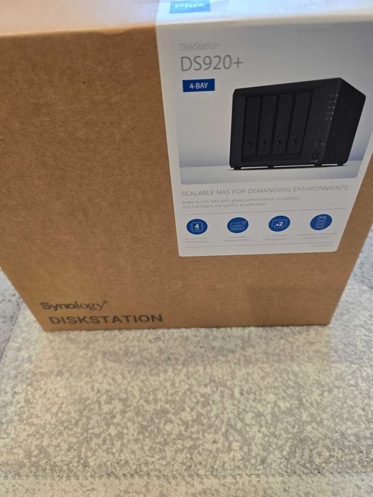 ЧИСТО НОВ NAS Synology DS920+ / 4 Bay
