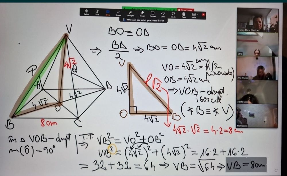 Matematica - engleză meditații