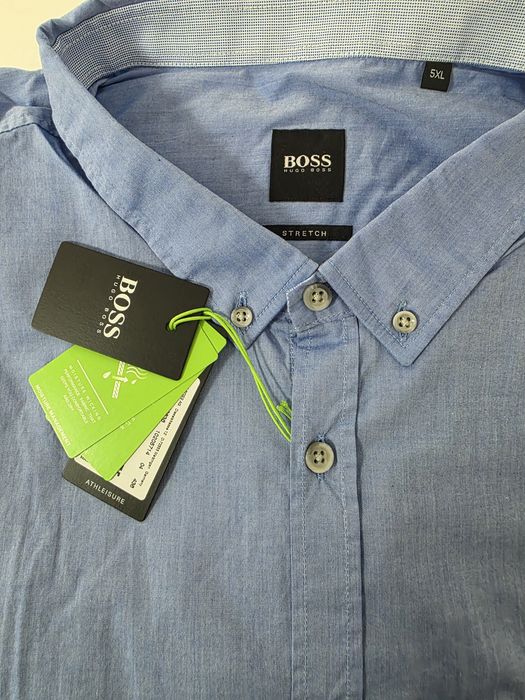 Camasa Hugo Boss, Albastru Deschis 5XL