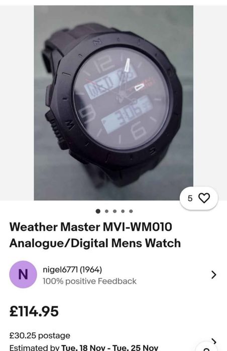 Ceas cu termometru, barometru